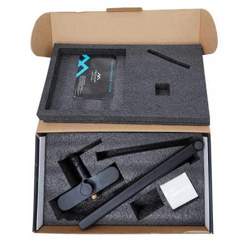 Смеситель для ванны Fashun A2285-7 универсальный цвет Черный