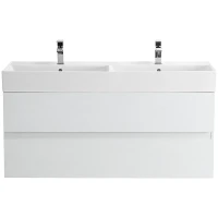 Тумба под раковину Cezares Molveno 46 120 MOLVENO 46-120-2C-SO-2-BG подвесная Bianco Ghiaccio МДФ / ЛДСП