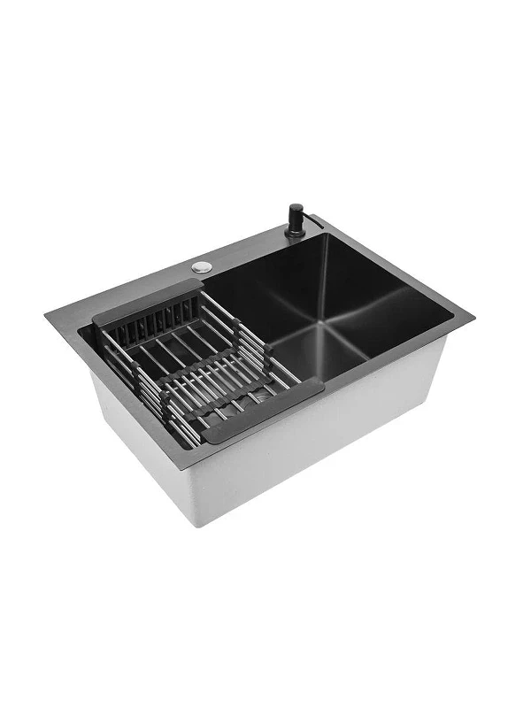 Кухонная мойка Wisent 60 WS36045B/W02-114B/W405B/W302644B цвет Графит