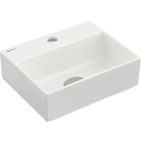 Раковина Berges Small 29 182012 Белая глянцевая фарфор подвесная, накладная