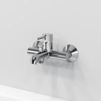 Смеситель для ванны Laparet Miniliada N2039602LPT Хром латунь на стену