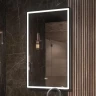 Зеркало Vigo Roberta Luxe 60 293 с подсветкой с бесконтактным выключателем с диммером с подогревом и часами