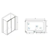 Душевой уголок RGW Classic 150x90 320948159-011 профиль цвет Хром стекло прозрачное