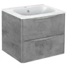 Тумба под раковину Vincea Paola VMC-2P600BT подвесная Beton МДФ / ЛДСП