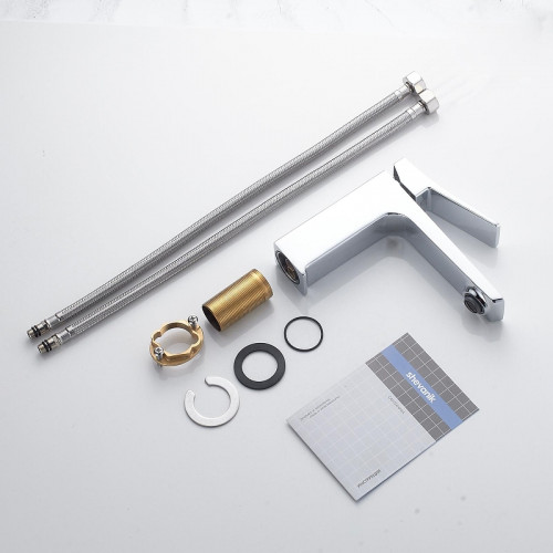 Смеситель для раковины Shevanik S4401 цвет Хром