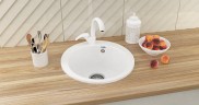 Смеситель для кухни Ulgran Classic U-007-343 Антрацит латунь