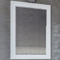 Зеркало Sanflor Модена 75 С04612 Белое МДФ / ЛДСП, стекло