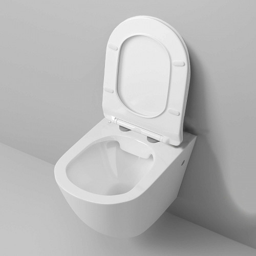 Унитаз Grossman Tornado GR-4411SQ подвесной Белый с сиденьем Микролифт фаянс подвесной