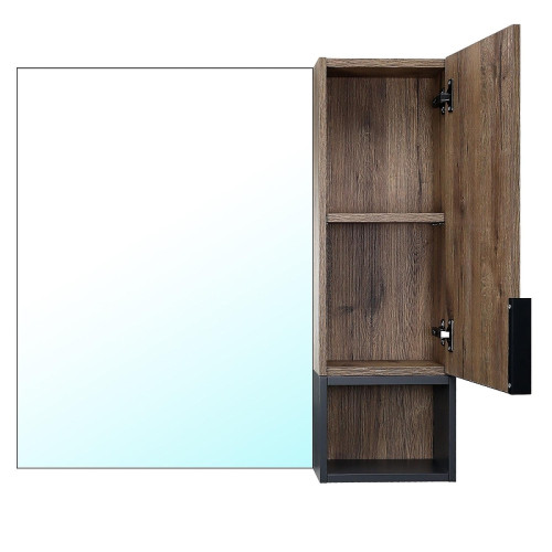 Зеркало со шкафом Azario Gris 90 CS00080416 цвет Дуб веллингтон