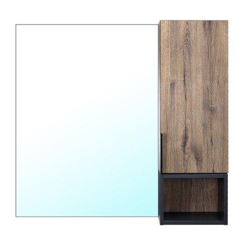 Зеркало со шкафом Azario Gris 90 CS00080416 цвет Дуб веллингтон