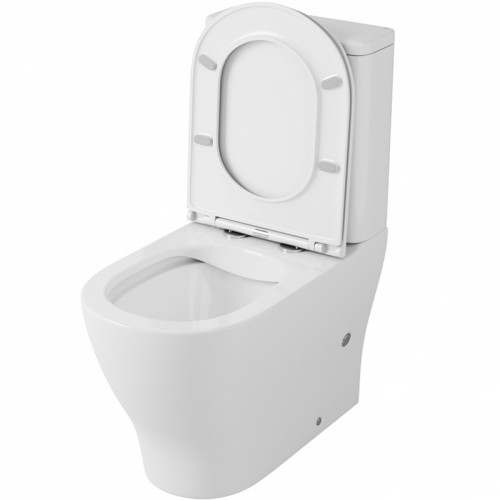 Унитаз компакт Owl 1975 Tid Cirkel-G OWLT190702 без бачка с сиденьем Микролифт фарфор напольный