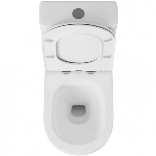Унитаз компакт Owl 1975 Tid Cirkel-G OWLT190702 без бачка с сиденьем Микролифт фарфор напольный