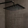 Душевая система WasserKRAFT A27701 Черная матовая латунь на стену