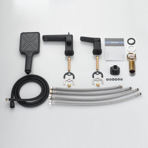 Смеситель на борт ванны Shevanik S99H S9912H цвет Черный