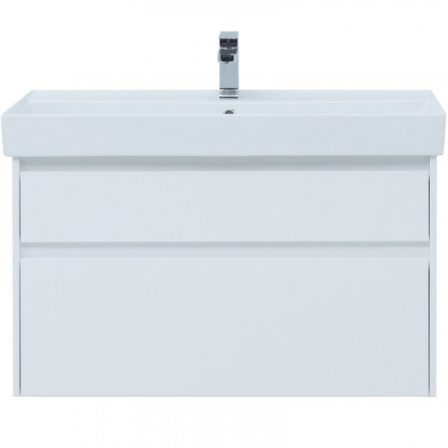 Тумба под раковину Aquanet Nova Lite 100 242581 подвесная Белая МДФ / ЛДСП