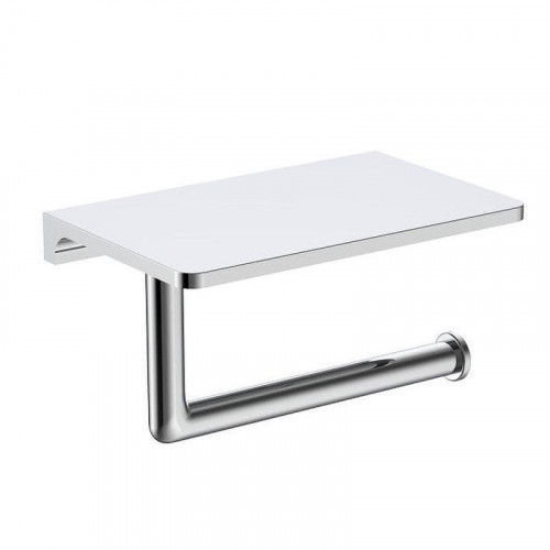 Держатель туалетной бумаги Raglo R320.03 с полкой цвет Хром