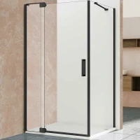 Душевой уголок Vincea Extra 120х90 VSR-1E111290CLB профиль Черный стекло прозрачное