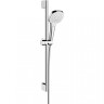 Душевой гарнитур Hansgrohe Croma Select S 26583400 Хром Белый пластик на стену
