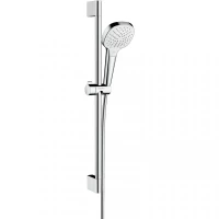 Душевой гарнитур Hansgrohe Croma Select S 26583400 Хром Белый пластик на стену