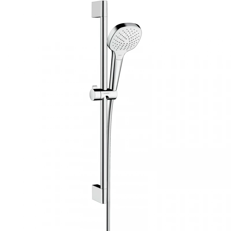 Душевой гарнитур Hansgrohe Croma Select S 26583400 Хром Белый пластик на стену