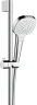 Душевой гарнитур Hansgrohe Croma Select S 26583400 Хром Белый пластик на стену
