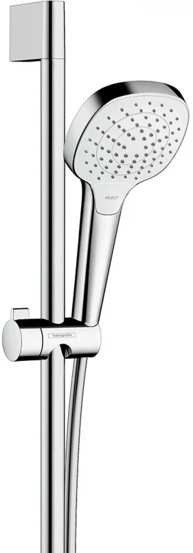 Душевой гарнитур Hansgrohe Croma Select S 26583400 Хром Белый пластик на стену