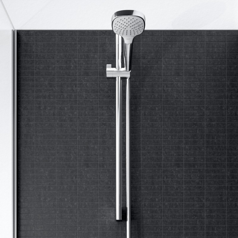 Душевой гарнитур Hansgrohe Croma Select S 26583400 Хром Белый пластик на стену