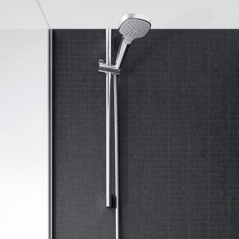 Душевой гарнитур Hansgrohe Croma Select S 26583400 Хром Белый пластик на стену