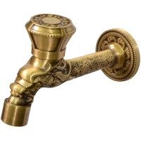 Кран для одного типа воды Bronze de Luxe 21594/1 Бронза с аэратором латунь на стену однорычажный