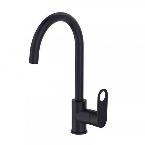 Смеситель для кухни D-Lin D155377-A цвет  Черный матовый