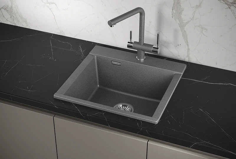 Кухонная мойка Granula Estetica 52 5201 цвет Графит
