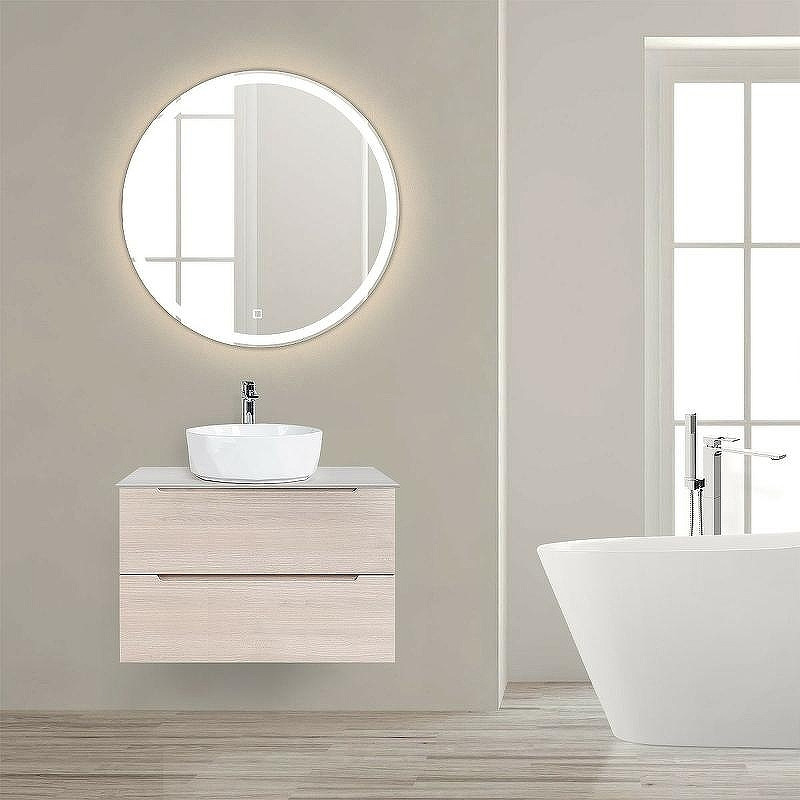 Зеркало BelBagno 60 SPC-RNG-600-LED-3000K-TCH с подсветкой с сенсорным выключателем