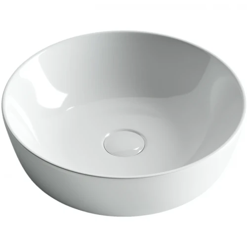 Раковина-чаша Ceramicanova Element 41 CN6013 Белая фаянс накладная
