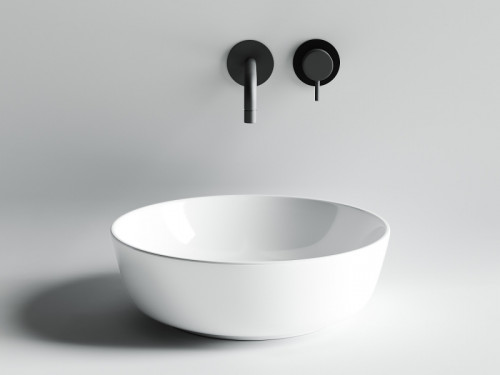 Раковина-чаша Ceramicanova Element 41 CN6013 Белая фаянс накладная