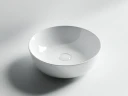 Раковина-чаша Ceramicanova Element 41 CN6013 Белая фаянс накладная