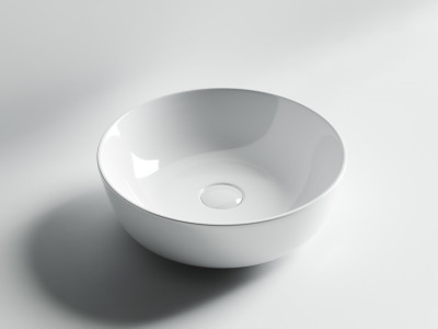 Раковина-чаша Ceramicanova Element 41 CN6013 Белая фаянс накладная