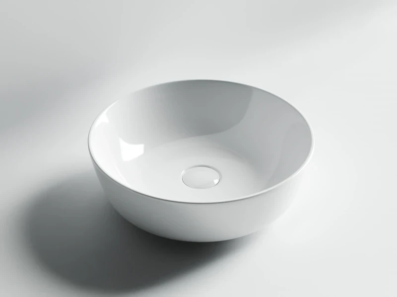 Раковина-чаша Ceramicanova Element 41 CN6013 Белая фаянс накладная