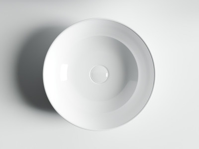 Раковина-чаша Ceramicanova Element 41 CN6013 Белая фаянс накладная