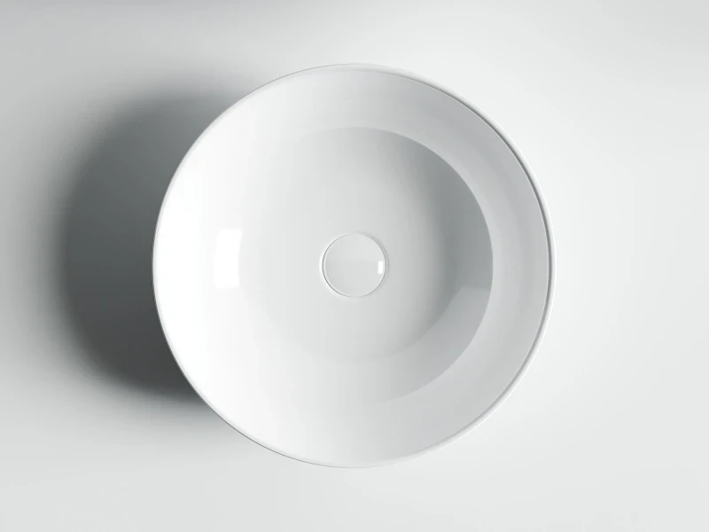 Раковина-чаша Ceramicanova Element 41 CN6013 Белая фаянс накладная