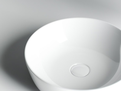 Раковина-чаша Ceramicanova Element 41 CN6013 Белая фаянс накладная