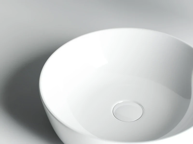 Раковина-чаша Ceramicanova Element 41 CN6013 Белая фаянс накладная