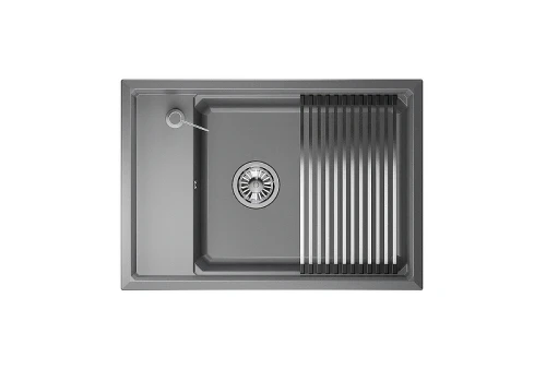 Кухонная мойка Granula Kitchen Space 73 7305 цвет Алюминиум