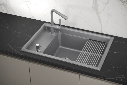 Кухонная мойка Granula Kitchen Space 73 7305 цвет Алюминиум