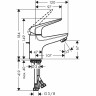 Смеситель для раковины Hansgrohe Novus 71020000 Хром латунь