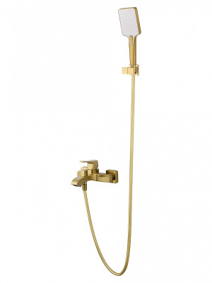 Смеситель для ванны Wonzon &amp; Woghand Flex WW-88037072-BG цвет Брашированное золото