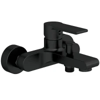 Смеситель для ванны Cersanit Brasko Black 63108 Черный матовый латунь на стену