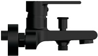 Смеситель для ванны Cersanit Brasko Black 63108 Черный матовый латунь на стену