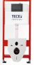Комплект унитаза биде с инсталляцией Tece Base TC414N5VP07 с сиденьем Микролифт и клавишей смыва цвет Черный