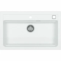Кухонная мойка Alveus Granital Atrox 40 Arctic G11 790x500 1140443 Белая искусственный камень (литьевой мрамор) встраиваемая сверху, встраиваемая снизу
