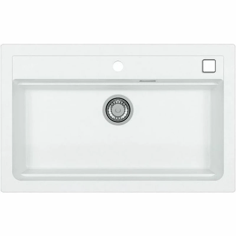 Кухонная мойка Alveus Granital Atrox 40 Arctic G11 790x500 1140443 Белая искусственный камень (литьевой мрамор) встраиваемая сверху, встраиваемая снизу